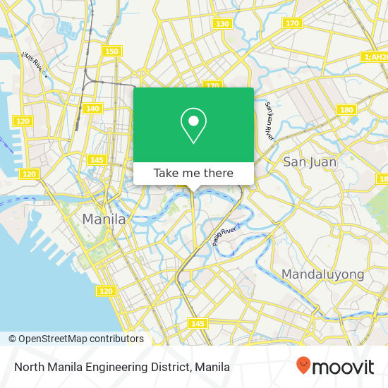 North Manila Engineering District map