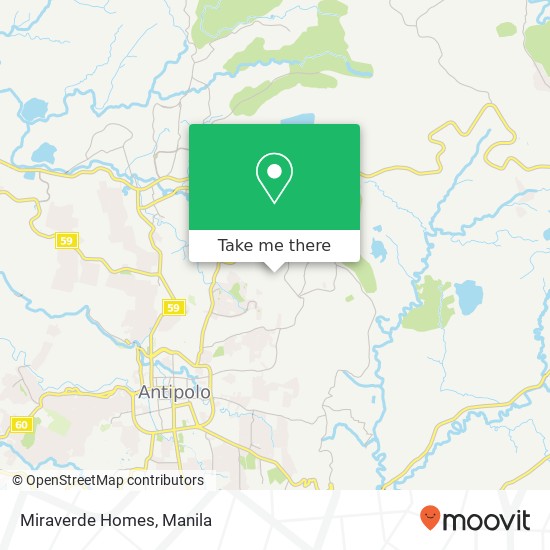 Miraverde Homes map