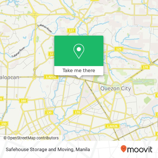 Safehouse Storage and Moving map