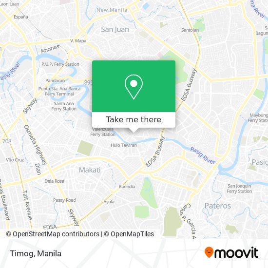 Timog map