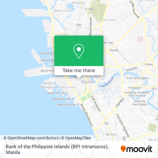 Bank of the Philippine Islands (BPI Intramuros) map