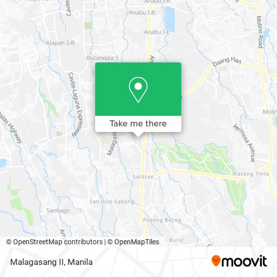 Malagasang II map