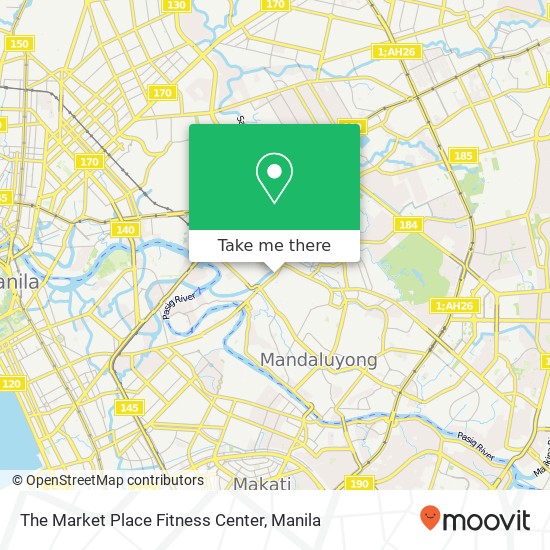 The Market Place Fitness Center map