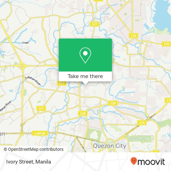 Ivory Street map