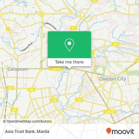 Asia Trust Bank map