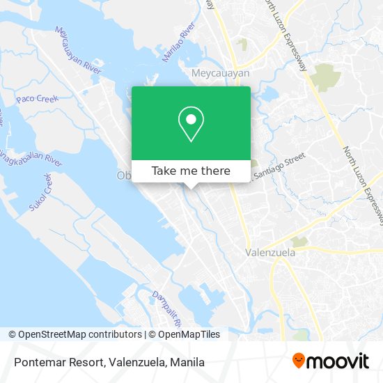 Pontemar Resort, Valenzuela map