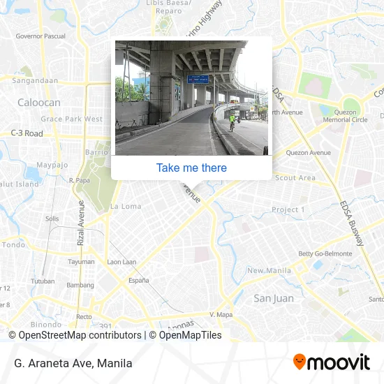 G. Araneta Ave map