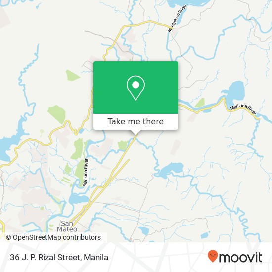 36 J. P. Rizal Street map