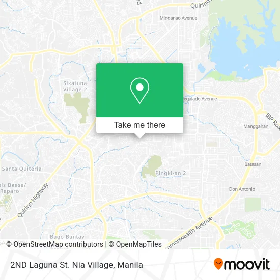 2ND Laguna St. Nia Village map