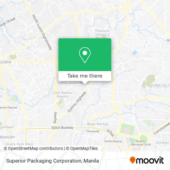 Superior Packaging Corporation map