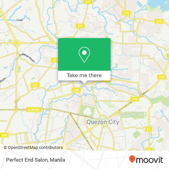 Perfect End Salon map
