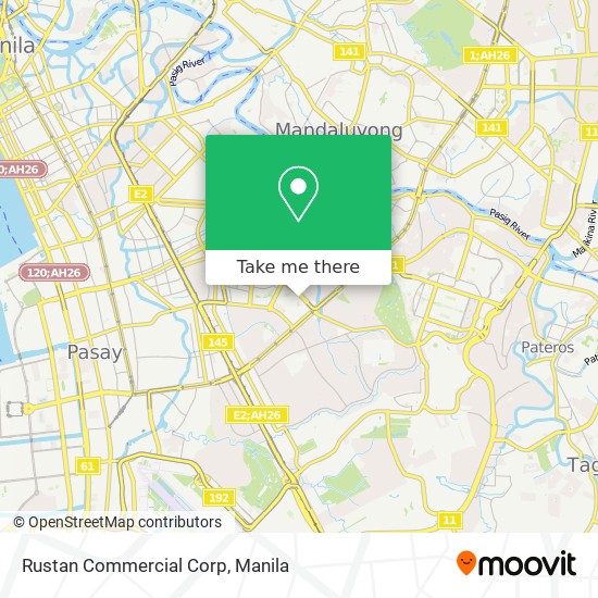 Rustan Commercial Corp map