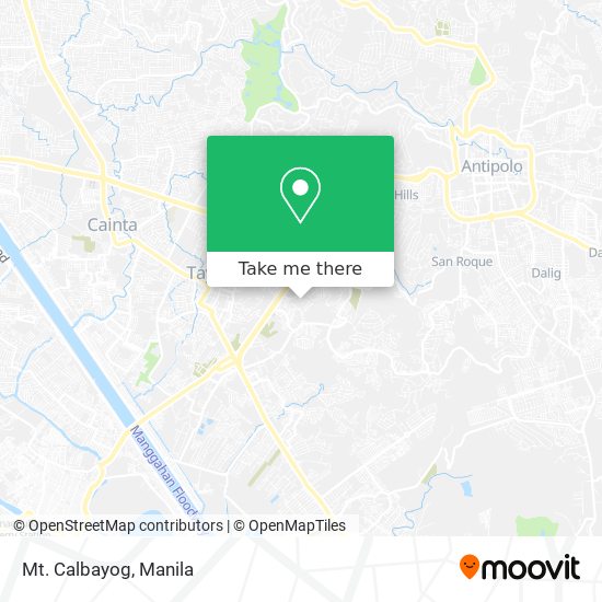 Mt. Calbayog map