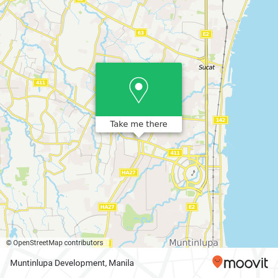 Muntinlupa Development map