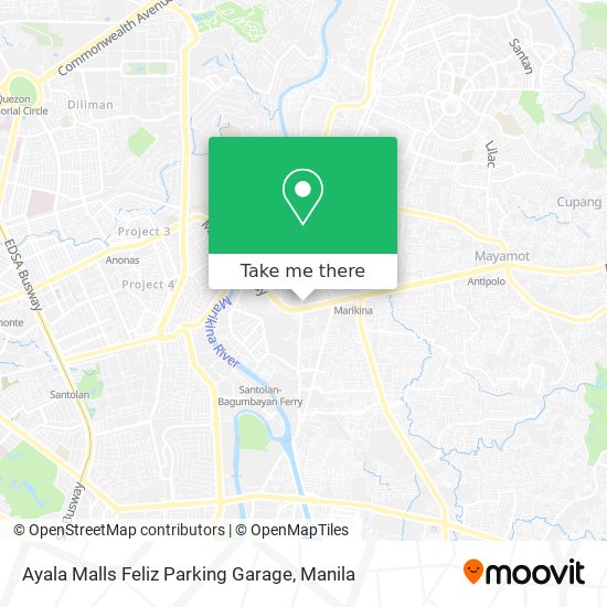 Ayala Malls Feliz Parking Garage map