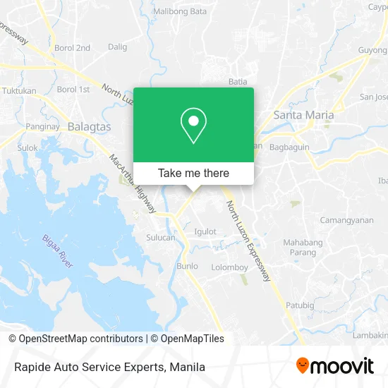Rapide Auto Service Experts map