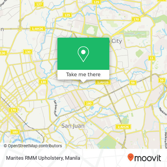 Marites RMM Upholstery map