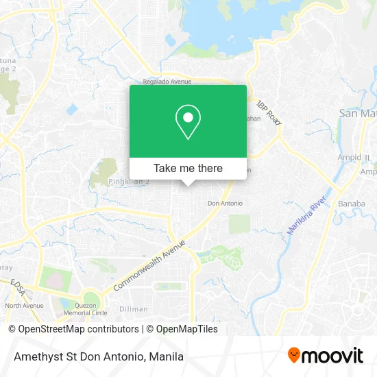 Amethyst St Don Antonio map