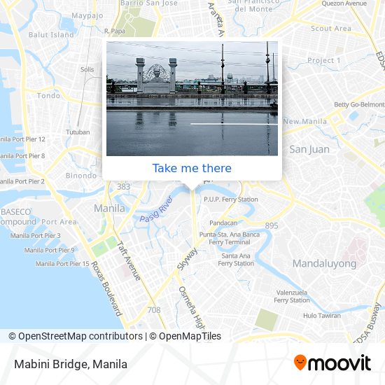 Mabini Bridge map