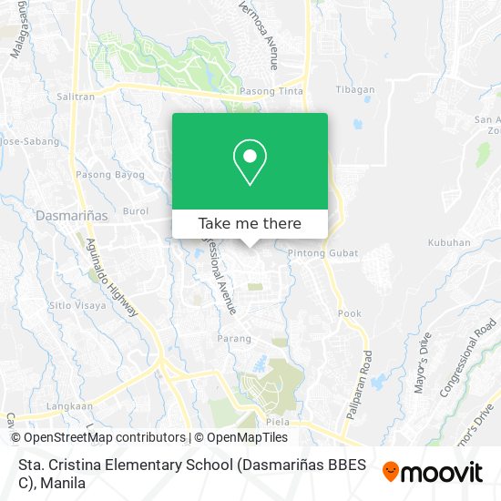 Sta. Cristina Elementary School (Dasmariñas BBES C) map