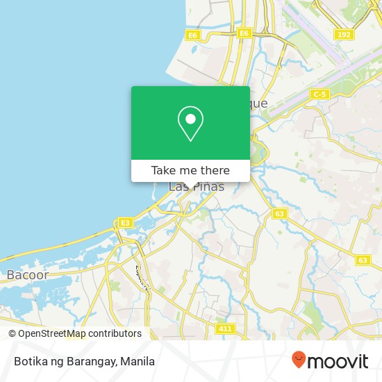 Botika ng Barangay map