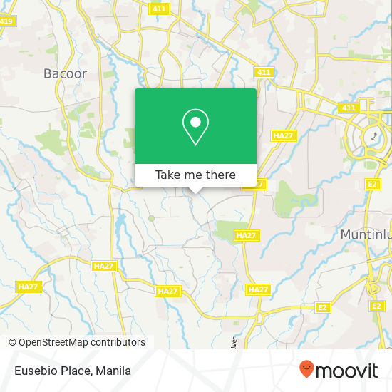 Eusebio Place map