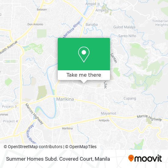 Summer Homes Subd. Covered Court map