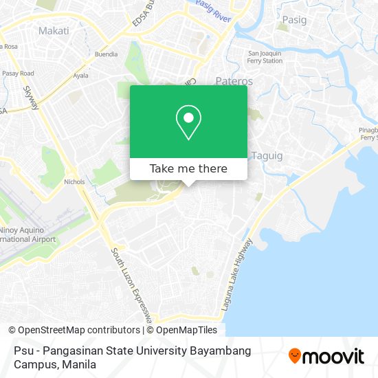Psu - Pangasinan State University Bayambang Campus map