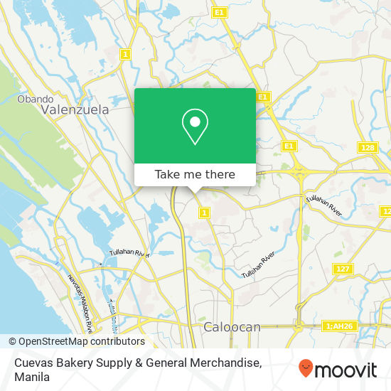 Cuevas Bakery Supply & General Merchandise map