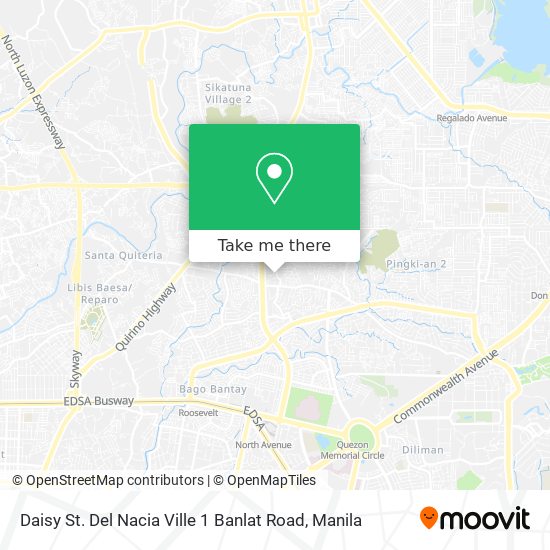 Daisy St. Del Nacia Ville 1 Banlat Road map