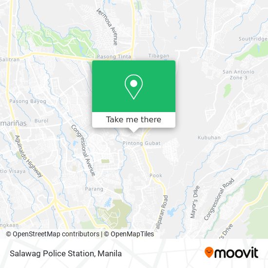 Salawag Police Station map