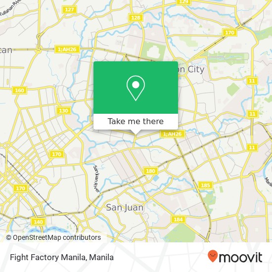 Fight Factory Manila map