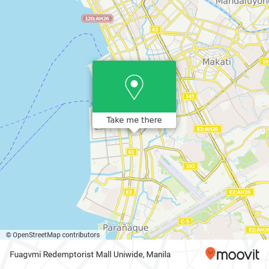 Fuagvmi Redemptorist Mall Uniwide map