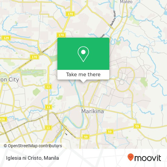 Iglesia ni Cristo map