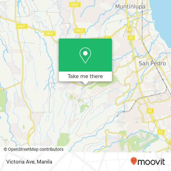 Victoria Ave map