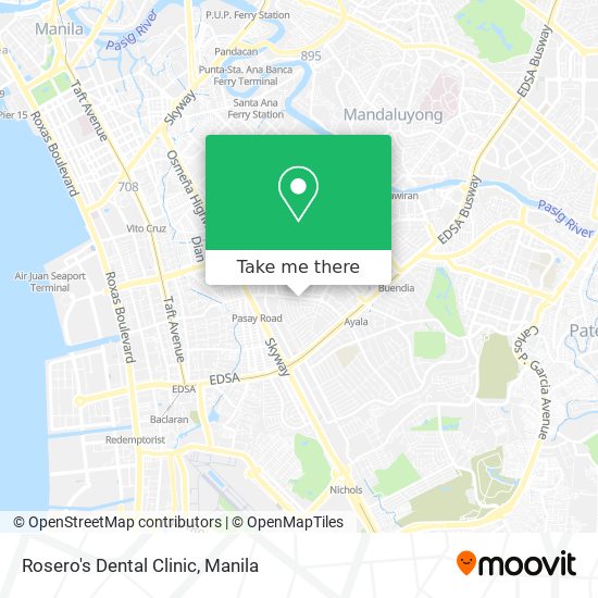 Rosero's Dental Clinic map