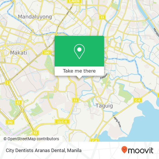 City Dentists Aranas Dental map