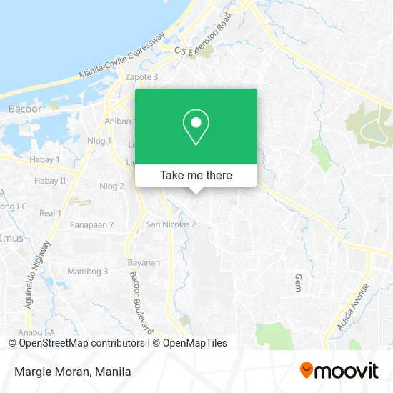 Margie Moran map
