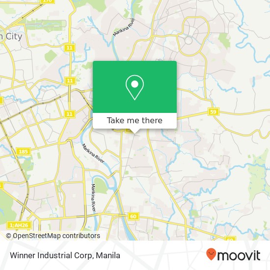 Winner Industrial Corp map