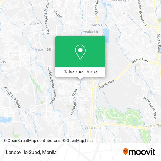 Lanceville Subd map