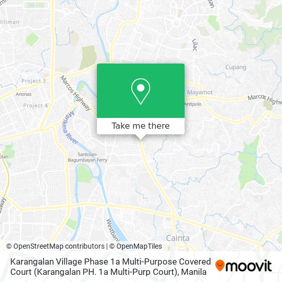 Karangalan Village Phase 1a Multi-Purpose Covered Court (Karangalan PH. 1a Multi-Purp Court) map