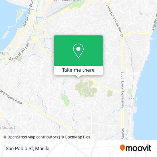 San Pablo St map