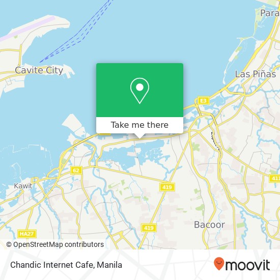 Chandic Internet Cafe map