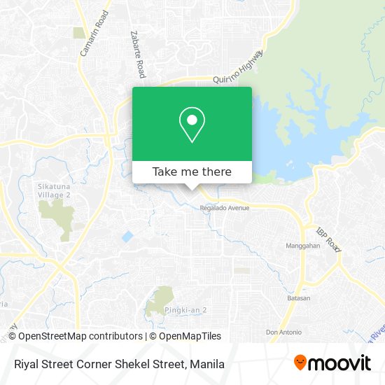 Riyal Street Corner Shekel Street map