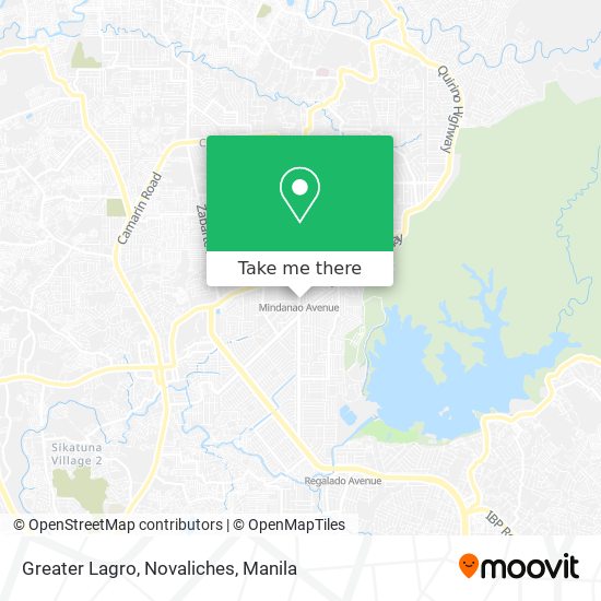 Greater Lagro, Novaliches map