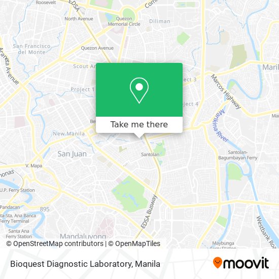 Bioquest Diagnostic Laboratory map