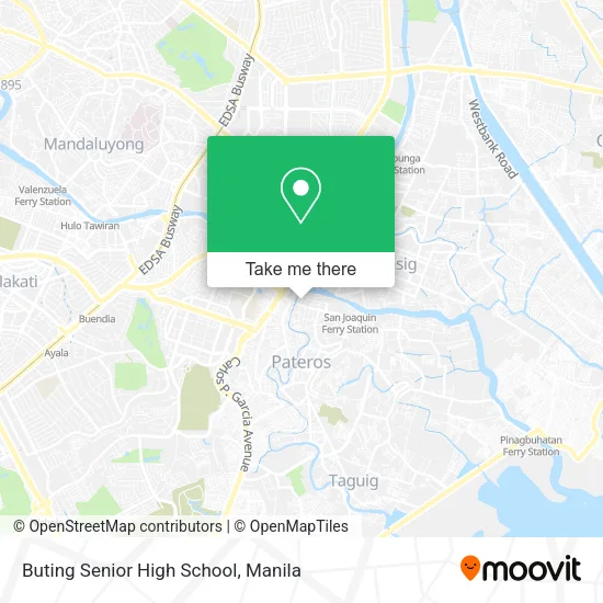 Buting Senior High School map
