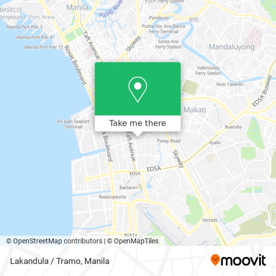 Lakandula / Tramo map