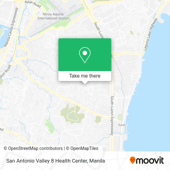 San Antonio Valley 8 Health Center map