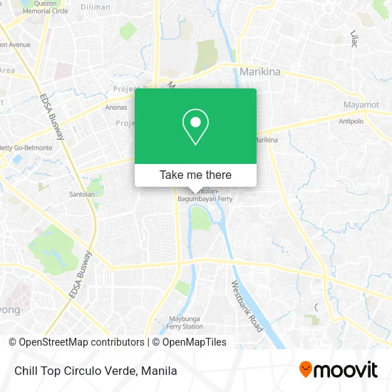 Chill Top Circulo Verde map